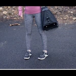 Lululemon Knit Grey Wunder Under Leggings